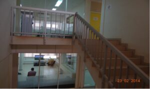 L'intérieur de l'aéroport